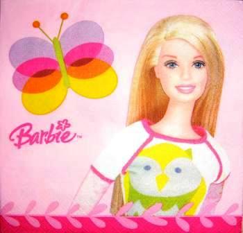 Portrait de Barbie au papillon