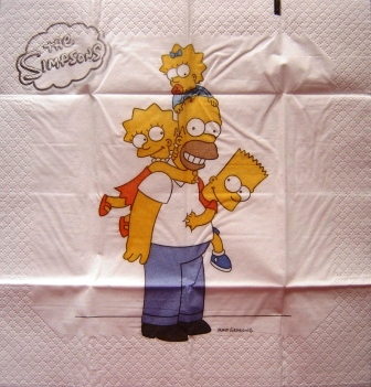 Homer Simpson et ses enfants