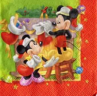 Mickey et Minnie à Noël