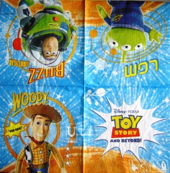 Personnages Toy Story : Woody, Buzz, LGM