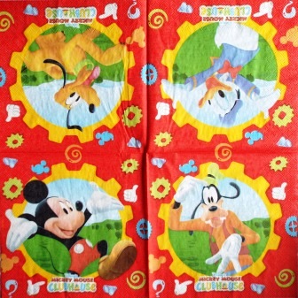 Mickey, Donald, Pluto, Dingo
