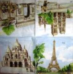 Monuments de Paris : Tour eiffel,...
