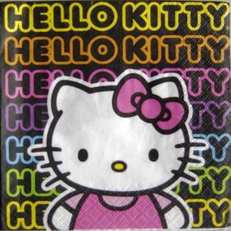 Hello Kitty écritures fluo PM