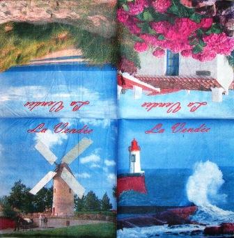 Vendée : mer, moulin, fleurs