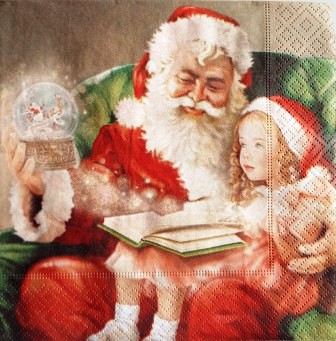 Le Père Noël et la petite fille