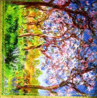 Printemps à Giverny de Monet
