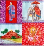 Inde : Shiva, palais, éléphant,..