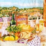 D&eacute;jeuner sur beau paysage