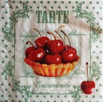 Tarte aux cerises gourmande