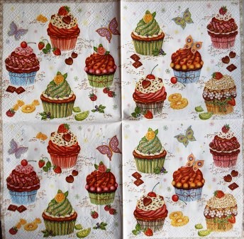 Cupcakes aux fruits et chocolat