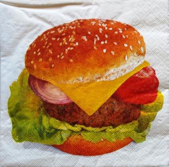 Hamburger prêt à être dégusté