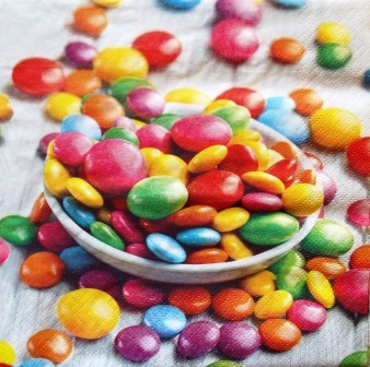 Bonbons de toutes les couleurs