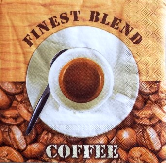 Tasse à café et grains de café