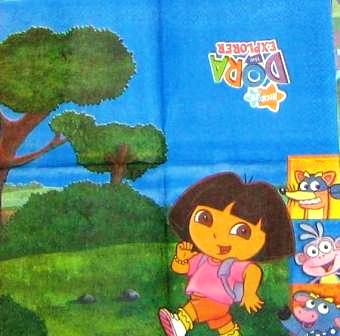 Dora et ses amis, fond paysage