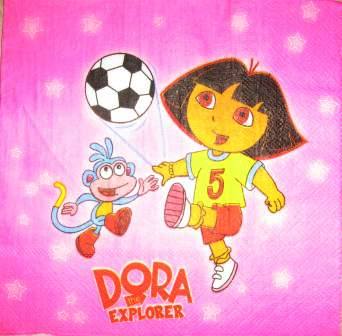 Dora et Babouche au football