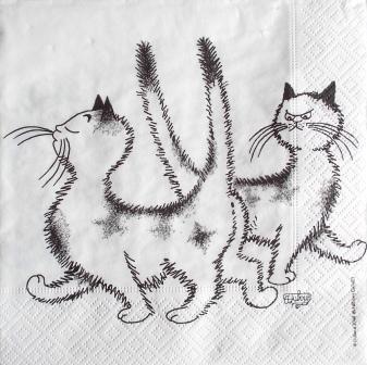 Les chats Dubout : la pimbèche