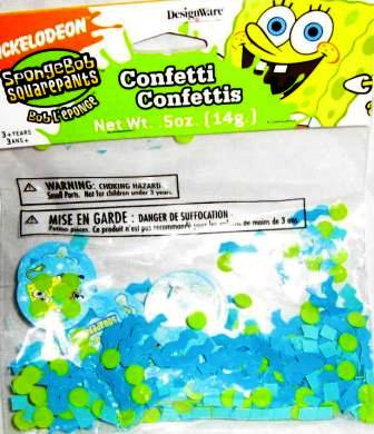 Confettis Bob l'Eponge