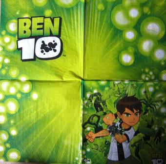 Ben 10 fond vert