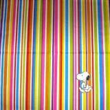 Snoopy fond rayé