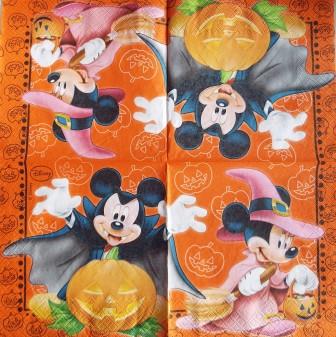 Mickey et Minnie à Halloween