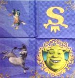 Shrek et ses amis fond violet PM