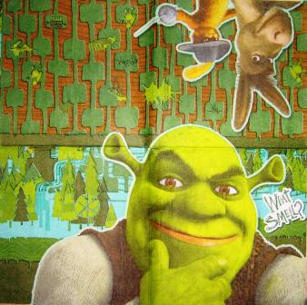 Shrek fond vert GM
