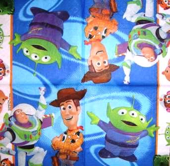 Toy Story : Woody et ses amis fond bleu