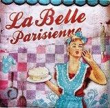 Femme et pâtisserie : la belle parisienne