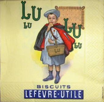 Biscuits de LU avec petit garçon