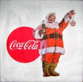Père-Noël et boule Coca-Cola