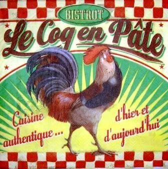 Le coq en pâte