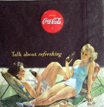 Coca-Cola : femmes rétro au soleil
