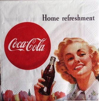 Coca-Cola et belle femme blonde