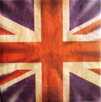 Drapeau anglais vieilli