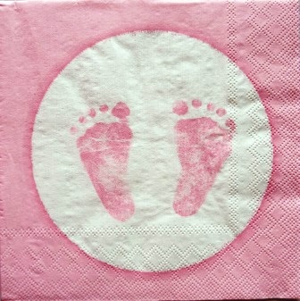 Pieds de bébé roses