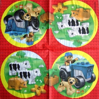Tracteur et animaux Lego Duplo