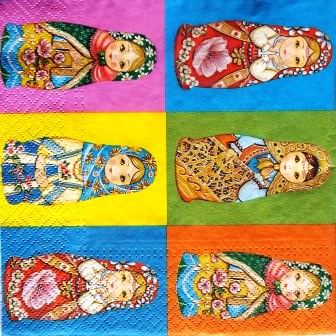 Belles poupées russes Matriochka