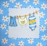 Vêtements de bébé bleus