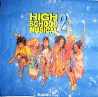 High School Musical 2, fond bleu