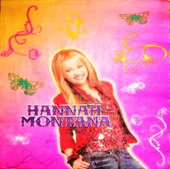 Hannah Montana fond rose