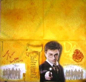 Harry Potter fond jaune
