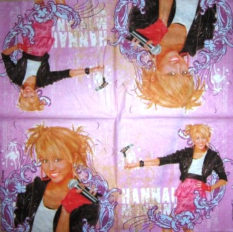 Hannah Montana fond rose