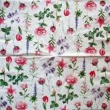 Fleurs variées roses et mauves