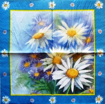 Belles marguerites, tour bleu