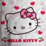 Hello Kitty et petits coeurs