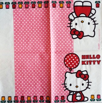 Hello Kitty et le ballon à pois