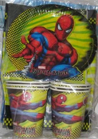 Kit vaisselle jetable Spiderman