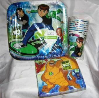 Kit vaisselle jetable Ben 10