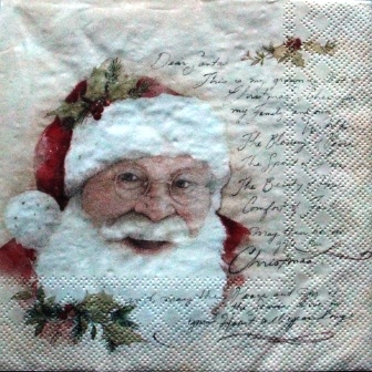 Très beau portrait de Père-Noël