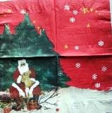 Le Père-Noël, la liste et les cadeaux